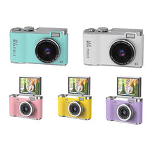 Load image into Gallery viewer, 4K CCD 8X Digital Zoom Digital Camera for Student Digital Photography Camera 2.4inch 180 Flip Screen Selfile Camera

