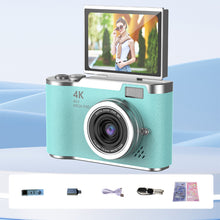 Load image into Gallery viewer, 4K CCD 8X Digital Zoom Digital Camera for Student Digital Photography Camera 2.4inch 180 Flip Screen Selfile Camera
