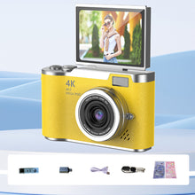 Load image into Gallery viewer, 4K CCD 8X Digital Zoom Digital Camera for Student Digital Photography Camera 2.4inch 180 Flip Screen Selfile Camera
