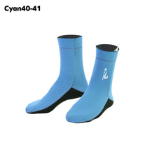 Load image into Gallery viewer, 1Pair Multifunctional Neoprene Mid-Calf Diving Socks Non-Slip And Warm Wading Socks Diving Equipment
