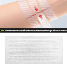 Load image into Gallery viewer, 5 Packs Medical Hypoallergenic Breathable Seamless Tape Tension-Resistant Reduce Scar Tissue Formation Wound Dressing
