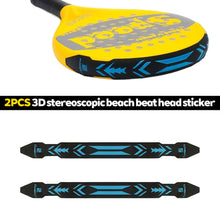 Load image into Gallery viewer, 2PCS 3D Stereoscopic Beach Patting Head Stickers With Adhesive Backing TPU Wear-Resistant Patting Head Counterweight Stickers
