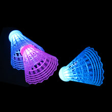 Load image into Gallery viewer, 3PCS Colorful Luminous Nylon Badminton Balls High-Elasticity Windproof Durable Outdoor Training Balls

