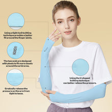 Load image into Gallery viewer, 1Pair Summer Ice Silk Sun Protection Arm Sleeves Lightweight And Breathable Outdoor Cycling Sports Sleeves
