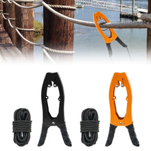 Load image into Gallery viewer, Stainless Steel Boat Anchor Clip With Paracord Kayak Canoe Clamp For Fixed Self-Locking Tension Jaw Fishing Accessory
