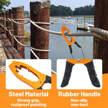 Load image into Gallery viewer, Stainless Steel Boat Anchor Clip With Paracord Kayak Canoe Clamp For Fixed Self-Locking Tension Jaw Fishing Accessory
