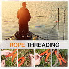 Load image into Gallery viewer, Stainless Steel Boat Anchor Clip With Paracord Kayak Canoe Clamp For Fixed Self-Locking Tension Jaw Fishing Accessory

