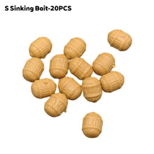 Load image into Gallery viewer, 20PCS European Carp Fishing Bait Granular Biomimetic Acorn Floating And Sinking Bait Fishing Gear Supplies
