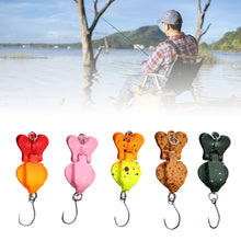 Load image into Gallery viewer, 1PC 2.9/4.2CM Lure Double-Section Micro Bait Stream Single Hook for Bass Topmouth Culter Tilapia
