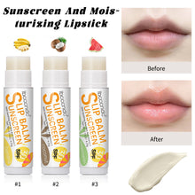 Load image into Gallery viewer, Summer Outdoor Suncreen Lip Balm Moisturizing Anti Cracking Measures Lipstick Portable Skincare Cosmetics Makeup Balm
