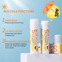 Load image into Gallery viewer, Summer Outdoor Suncreen Lip Balm Moisturizing Anti Cracking Measures Lipstick Portable Skincare Cosmetics Makeup Balm
