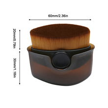 Load image into Gallery viewer, Portable Liquid Foundation Brush Facial Mask Brush Soft Hair Facial Brush Travel Makeup Brush Seamless Foundation Make-up Tools

