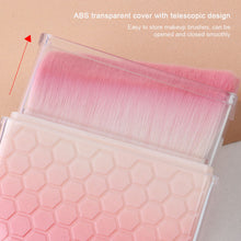 Load image into Gallery viewer, Portable Wave Beautifying Black Brush Foundation Make-up Brush Soft Hair Powder Blusher Brush Bevel Foundation Make-up Brush
