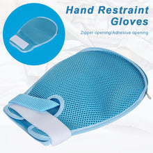 Load image into Gallery viewer, Soft Hand Restraint Gloves for Elderly Patients Bed Rest Restraint Fixed Gloves Breathable Restraint Straps for Patient Use
