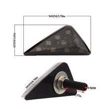 Load image into Gallery viewer, 2Pcs Motorcycle Turn Signal Lights Triangle Indicator Blinker Side Lights Motorbikes Yellow For Kawasaki Yamaha Honda Suzuki
