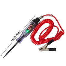 Load image into Gallery viewer, 12V 24v LED Display Car Circuit Tester Pen Probe 3-120v Electric Fuse Test Light Voltage Pen Detector
