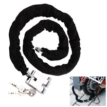 Load image into Gallery viewer, Motorcycle Bike Lock Heavy-duty Chain Lock Heavy Duty 1.2m Bike Bicycle Security Padlock with 3 keys
