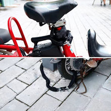 Load image into Gallery viewer, Motorcycle Bike Lock Heavy-duty Chain Lock Heavy Duty 1.2m Bike Bicycle Security Padlock with 3 keys
