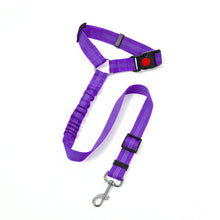Load image into Gallery viewer, Anti Shock Travel Car Pet Dog Seat Belt Vehicle Pet Safety Adjustable Seat Belt Attachment Harnesses Lead Restraint Strap
