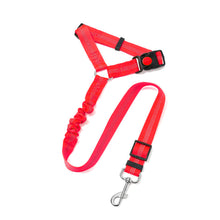 Load image into Gallery viewer, Anti Shock Travel Car Pet Dog Seat Belt Vehicle Pet Safety Adjustable Seat Belt Attachment Harnesses Lead Restraint Strap
