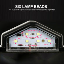 Load image into Gallery viewer, 12V Car Truck LED License Number Plate Light Lamp Trailer Rear Tail Light White LED Number Plate Lamp
