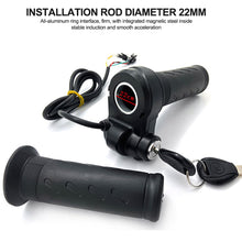 Load image into Gallery viewer, Universal Electric Bike Scooter Throttle Grip Voltage E-Bike Scooter Twist Throttle Grip Handle Vehicle Speed Regulating Handle

