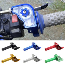 Load image into Gallery viewer, 22mm Universal Motorcycle Moped Scooter Bike CNC Adjustable Throttle Twist Grips Handlebars For Moped Scooter Bike M10*1.5
