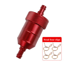 Load image into Gallery viewer, Motorcycle Oil and Gas Fuel Filter Aluminum Gasoline Cleaner Reusable Cleanable Fuel Filter For Motocross ATV Quad
