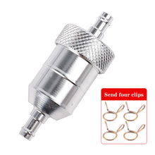 Load image into Gallery viewer, Motorcycle Oil and Gas Fuel Filter Aluminum Gasoline Cleaner Reusable Cleanable Fuel Filter For Motocross ATV Quad
