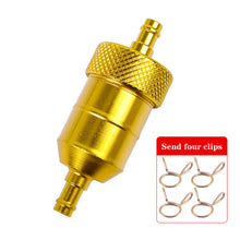 Load image into Gallery viewer, Motorcycle Oil and Gas Fuel Filter Aluminum Gasoline Cleaner Reusable Cleanable Fuel Filter For Motocross ATV Quad

