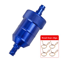 Load image into Gallery viewer, Motorcycle Oil and Gas Fuel Filter Aluminum Gasoline Cleaner Reusable Cleanable Fuel Filter For Motocross ATV Quad
