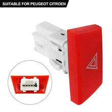 Load image into Gallery viewer, Car Warning Hazard Light Emergency Switch Control Button 6490NG Replacement for Peugeot 107 C1 Aygo 2005-2014
