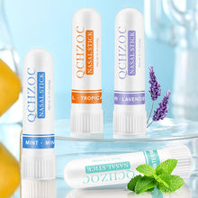 Load image into Gallery viewer, 4Pcs/set Nasal Inhaler Mint Nasal Essential Oil Menthol Inhaler Relieve Rhinitis Fatigue Artifact Refreshing Mint Aromatherapy Spray
