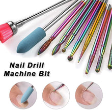 Load image into Gallery viewer, 14pcs/set Nail Drill Machine Bit Nail Gel Removal Polishing Tools Pedicure Manicure Rotary Grinding Buffer Polisher
