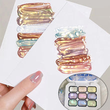 Load image into Gallery viewer, 9-Color Magic Mirror Painting Nail Polish Patting Glue Smudge Canned High Saturation Popular Semi-Solid Nail Polish Glue Nail
