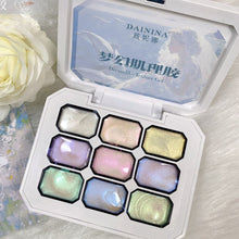 Load image into Gallery viewer, 9-Color Magic Mirror Painting Nail Polish Patting Glue Smudge Canned High Saturation Popular Semi-Solid Nail Polish Glue Nail
