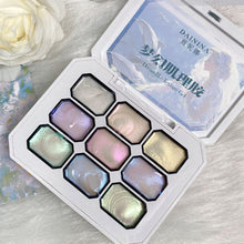 Load image into Gallery viewer, 9-Color Magic Mirror Painting Nail Polish Patting Glue Smudge Canned High Saturation Popular Semi-Solid Nail Polish Glue Nail
