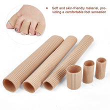 Load image into Gallery viewer, Fiber Gel Toe Separator Toe Cover Hallux Valgus Bunion Corrector Bandage Callus Protector Anti Abrasion Pain Relief Foot Care Finger Protection
