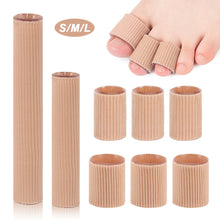 Load image into Gallery viewer, Fiber Gel Toe Separator Toe Cover Hallux Valgus Bunion Corrector Bandage Callus Protector Anti Abrasion Pain Relief Foot Care Finger Protection

