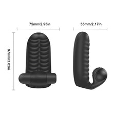 Load image into Gallery viewer, Sex Toys Finger Sleeve Vibrator G Spot Massage Clit Stimulate Female Masturbator For Women Lesbian Orgasm Adult Products
