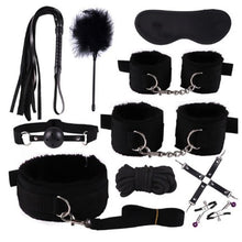 Load image into Gallery viewer, 8/10Pcs BDSM Kits Sex Bondage Set Handcuffs Gag Whip Nipple Clamps Erotic Sex Toys for Women Couples Adult Sexy Game
