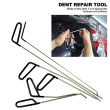 Load image into Gallery viewer, 6Pcs Stainless Steel Car Dent Hook Rods Paintless Dent Repair Hail Remover Hooks Rods Kits Auto Body Dents Hands Tools
