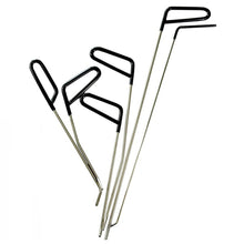 Load image into Gallery viewer, 6Pcs Stainless Steel Car Dent Hook Rods Paintless Dent Repair Hail Remover Hooks Rods Kits Auto Body Dents Hands Tools
