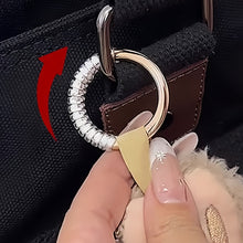 Load image into Gallery viewer, Silicone Rope for Labubu Anti Drop Buckle Keychain Protection Ring Transparent Winding Fixed Anti Drop
