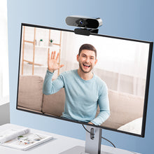 Load image into Gallery viewer, 1080P 2K 4K Full HD Webcam with Auto-Focus &amp; AI Built-in Microphone Rotatable Stand for Video Conferencing Streaming &amp; Online Broadcast
