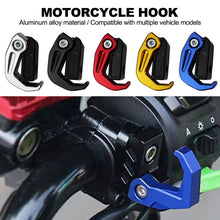 Load image into Gallery viewer, Aluminum Alloy Motorcycle Handlebar Luggage Helmet Hook Mount Foldable Motorbike Scooter Holder Bag Hanger With Screw
