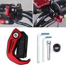 Load image into Gallery viewer, Aluminum Alloy Motorcycle Handlebar Luggage Helmet Hook Mount Foldable Motorbike Scooter Holder Bag Hanger With Screw
