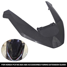 Load image into Gallery viewer, Carbon Fiber Motorcycle Body Modification Front Motorbike Decorative Cover for Honda PCX160 2025 ABS Accessories Fairing Extension Guard
