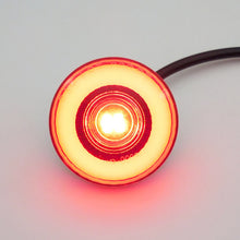 Load image into Gallery viewer, 12V Motorcycle LED Taillight Rear Stop Lamp Tail Light Round For Motorbike Pit Bike ATV UTV Cafe Racer Chopper Bobber Scooter
