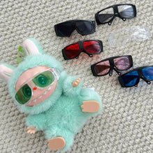 Load image into Gallery viewer, For Labubu Glasses 6.5cm Cute Plastic Glasses Goggles Ski Goggles for 17cm Labubu Dolls Toy Glasses Accessories
